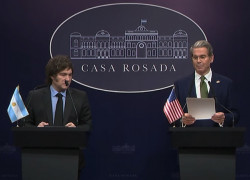 Javier Milei y Scott Bessent